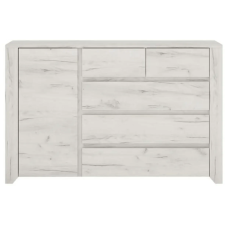 Kondela komód typ 41, fehér craft, ANGEL bútor