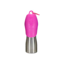 KONG H2O  rozsdamentes acél palack rózsaszín tetővel 700 ml kutya itató vizespalack kutyatál