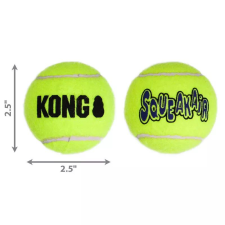 KONG SqueakAir Balls Teniszladba Kutyajáték 3 db M játék kutyáknak
