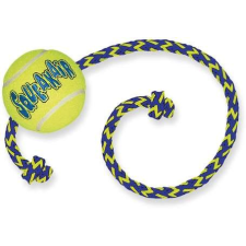 KONG Squeakair teniszlabda kötéllel (6.5 cm) játék kutyáknak