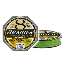  Konger braider x8 fluo green 0.12/150m horgászzsinór