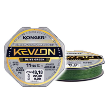  Konger kevlon olive green x4 0.12/10m horgászzsinór