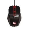 Konix DUNGEONS &amp; DRAGONS gamer vezetékes egér (fekete-piros) (KX-DND-GM-PC)