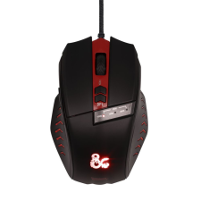  KONIX Dungeons &amp; Dragons Gaming mouse Black/Red (KX-DND-GM-PC) egér