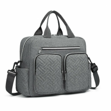 KoNo Baba-mama praktikus UNISEX pelenkázótáska -szürke pelenkázótáska