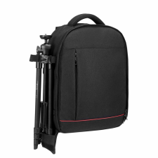 KoNo vízálló, ütésálló DSLR fényképezőgép hátizsák - fekete fotós táska, koffer