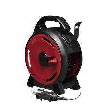 Konstsmide kompakt LED fényfüzér 17,58 m feltekerhető állvánnyal borostyánsárga kültéri izzósor