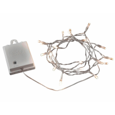 Konstsmide LED fényfüzér 7,9 m IP44 melegfehér elemes fehér kábellel kültéri izzósor