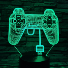  Kontroller 7 színű 3D led lámpa világítás