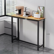  Konyhai bárasztal 100x30x80 fekete KZ01-2 bútor