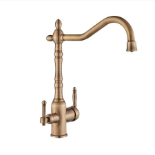 Konyhai/fürdőszoba mosogató csaptelep, Blackswan, M72 típus, bronz modell, 34 cm csaptelep