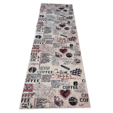  Konyhai Szőnyeg Kávés mintával | Bézs 70x200 lakástextília