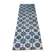  Konyhai Szőnyeg kék csempe mintával 70x200cm lakástextília
