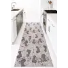  Konyhai szőnyeg Lux Mat 65x200cm Bézs Talpas