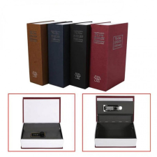  Könyv széf, Könyv kialakítású biztonsági doboz kóddal nyitható széf