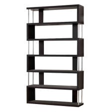  Könyvespolc, fekete, ALIS bútor