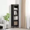  Könyvespolc Fekete tölgy 40 x 30 x 155 cm Faanyag
