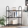  Könyvespolc Fekete tölgy 80 x 30 x 109 cm Faanyag