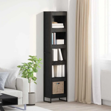  Könyvespolc Fekete tölgy 80 x 30 x 155 cm Faanyag bútor