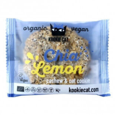  Kookie Cat bio vegán gluténmentes chia és citrom kesudiós zabkeksz 50 g csokoládé és édesség
