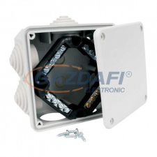 Kopos 8111 LA Zárt falon kívüli doboz sorkapoccsal IP54 117x117x58 mm villanyszerelés