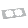 Kopos 8450-12 HB PK110X70D Takaró keret 2-es