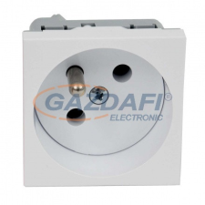 Kopos QP 45X45 HB QUADRO 2P+f PIN dugalj fehér villanyszerelés