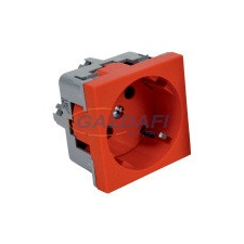 Kopos QS 45X45 BB QUADRO 2P+f Schuko dugalj piros villanyszerelés