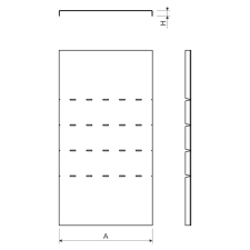 Kopos VKO 90X60X100 S Fedél süllyedő idom 90° villanyszerelés