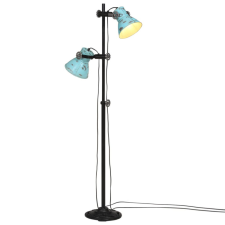 kopott kék állólámpa 25 W 25x25x90/160 cm E27 világítás