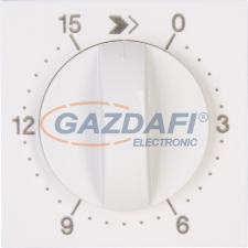 Kopp 313429152 HK07 fedlap mechanikus időkapcsolóhoz 15 perc, fehér Süllyesztett villanyszerelés