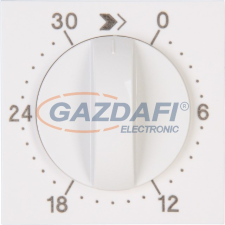 Kopp 313429303 HK07 fedlap mechanikus időkapcsolóhoz 30 perc, fehér Süllyesztett villanyszerelés