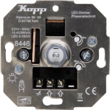 Kopp 844600004 Beépíthető dimmer Alkalmas fényforrásokhoz: Izzó, Halogén izzó, LED-es izzó (844600004) villanyszerelés