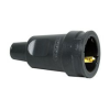 Kopp Dugalj lengő 2P+F 16A 250V egyenes gumi csavaros fekete IP20 Kopp - 180416066