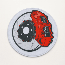  Kör alakú mintás szőnyeg Féktárcsa dekoratív padlószőnyeg otthonra lakástextília