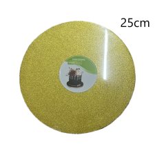 Kör alakú Tortadob - Arany (25 cm) Csillogós sütés és főzés