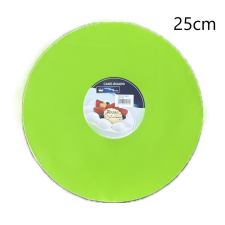 Kör alakú Tortadob - Zöld (25 cm) Virágmintával sütés és főzés