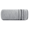  Koral pamut törölköző jacquard csíkos szegéllyel Ezüst 70x140 cm