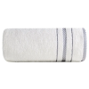  Koral pamut törölköző jacquard csíkos szegéllyel Fehér 30x50 cm