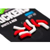  Korda Green Kickers Large - Red-White - kötésvédő és horogbefordító 10db (KICK12)