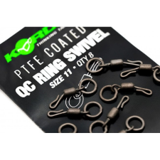 Korda PTFE QC Ring Swivel Size 11 (8pcs) - forgókapocs horgászkiegészítő