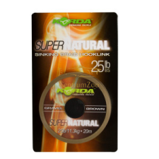 Korda Super Natural Gravel Brown 25lb - fonott előkezsinór 20m (KSNB25) horgászkiegészítő