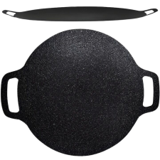 Koreai S Depot kerek főzőlap, grillezéshez, átmérő 36 cm, fekete edény