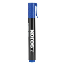 KORES Alkoholos marker, 3-5 mm, kúpos, KORES "Marka", kék filctoll, marker