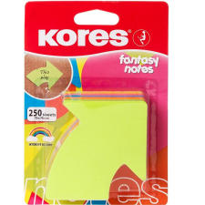 KORES "ARROW" nyíl alakú 70 x 70 mm, 250 lap jegyzettömb