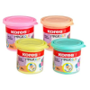 KORES Gyurma,160 g, levegőre száradó, 4 pasztell szín, KORES 