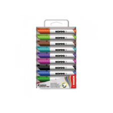 KORES K-Marker 1-3mm Tábla- és flipchart marker készlet - 10 különböző szín filctoll, marker