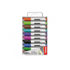 KORES K-Marker 1-3mm Tábla- és flipchart marker készlet - 10 különböző szín (20800) filctoll, marker
