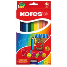 KORES "Jumbo" színes ceruza készlet 12db (IK100712) színes ceruza