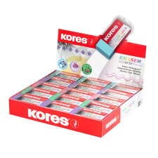 KORES Radír display, kores "ke-30", pasztell színek 40305 radír